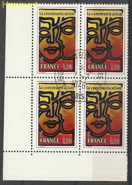 Znaczek Francja 1976 Mi marvie1968 Stemplowane