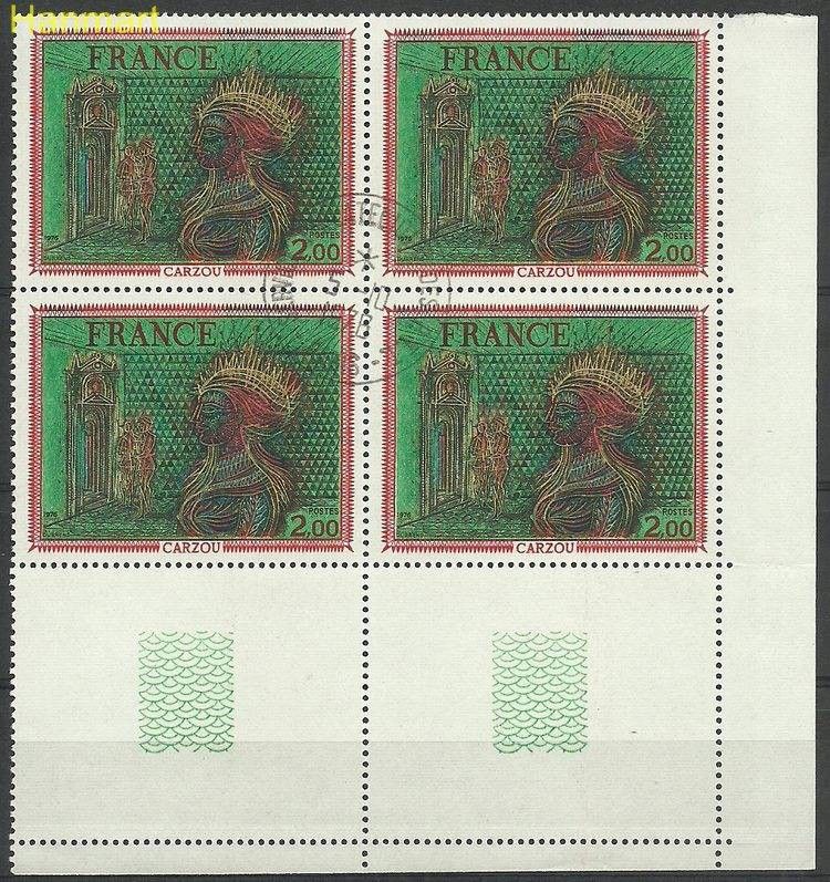 Znaczek Francja 1976 Mi marvie1989 Stemplowane