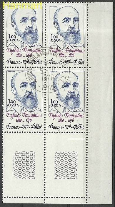 Znaczek Francja 1976 Mi marvie1990 Stemplowane