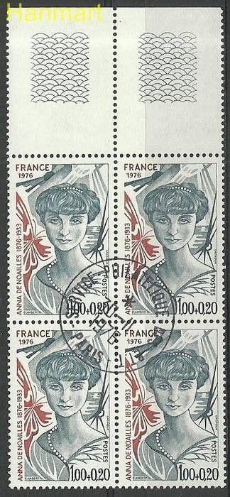 Znaczek Francja 1976 Mi marvie1998 Stemplowane