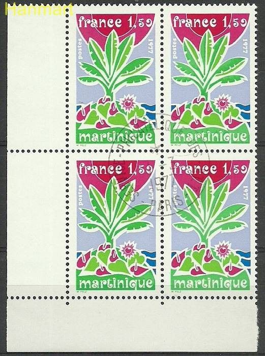 Znaczek Francja 1977 Mi marvie2009 Stemplowane