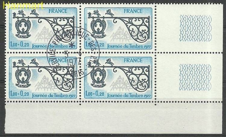 Znaczek Francja 1977 Mi marvie2017 Stemplowane