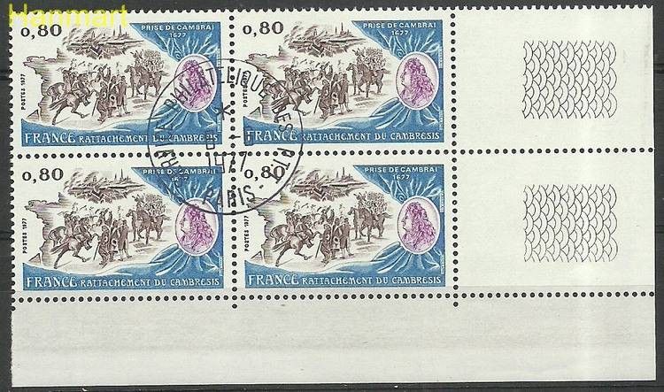 Znaczek Francja 1977 Mi marvie2028 Stemplowane
