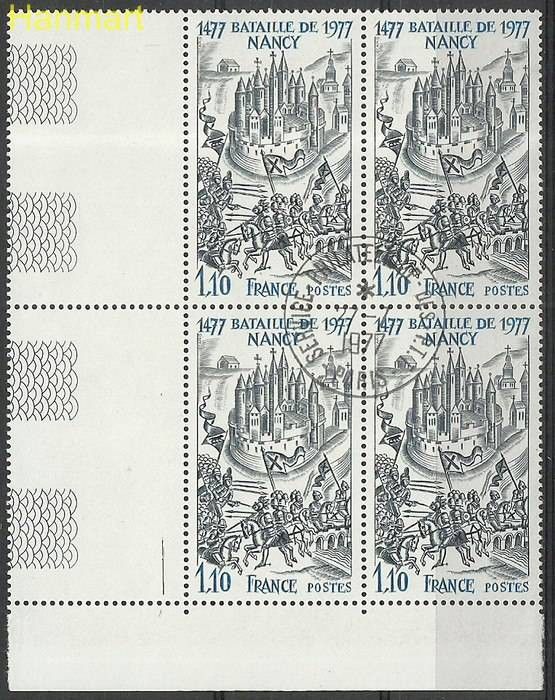 Znaczek Francja 1977 Mi marvie2038 Stemplowane