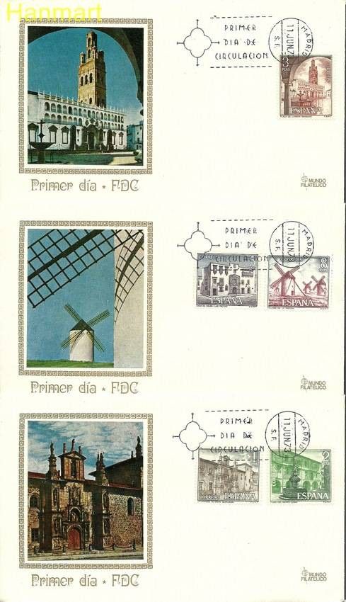 Znaczek Hiszpania 1973 Mi 2023-2027 FDC