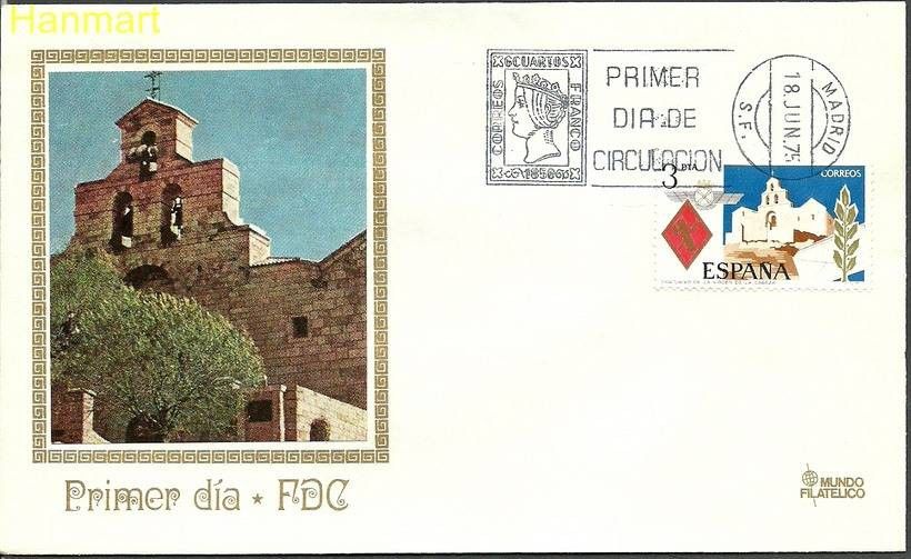 Znaczek Hiszpania 1975 Mi 2157 FDC