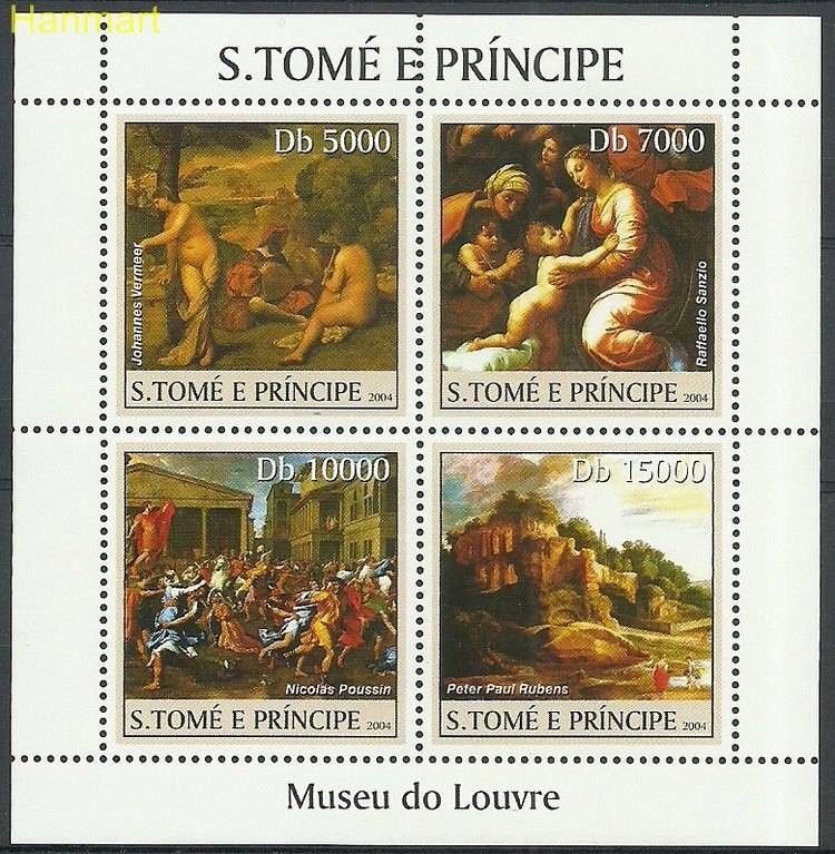 Znaczek Wyspy Św. Tomasza i Książęca 2004 Mi ark2527-2530 Czyste **