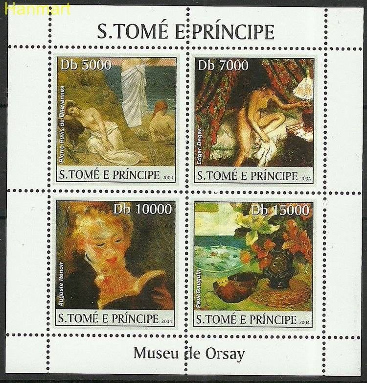 Znaczek Wyspy Św. Tomasza i Książęca 2004 Mi ark2531-2534 Czyste **