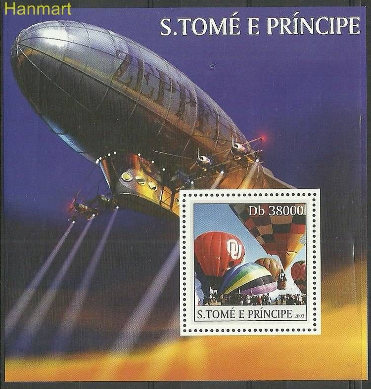 Wyspy Św. Tomasza i Książęca 2003 Mi bl451 Czyste **