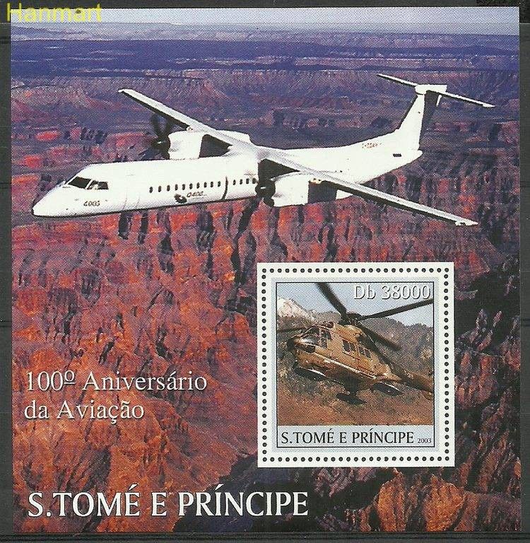 Wyspy Św. Tomasza i Książęca 2003 Mi bl452 Czyste **