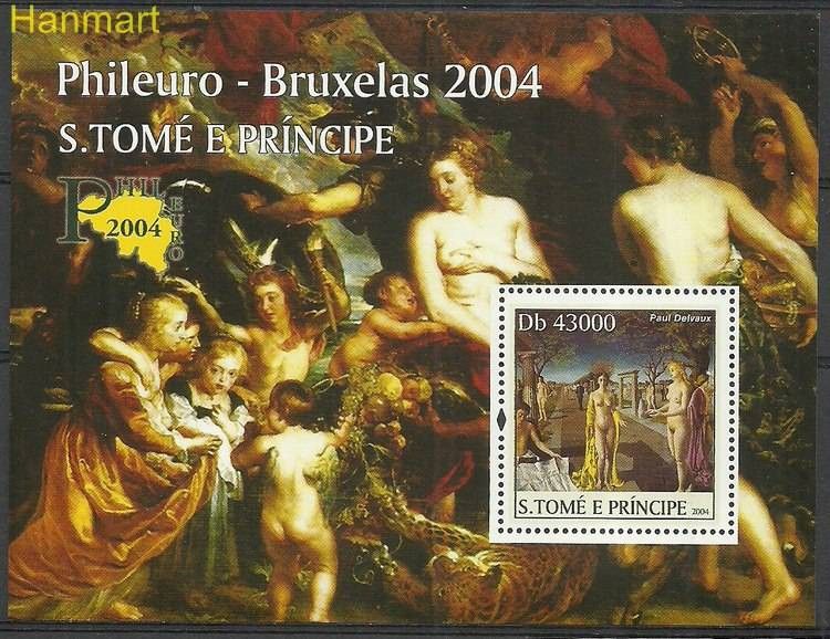 Znaczek Wyspy Św. Tomasza i Książęca 2004 Mi bl526 Czyste **