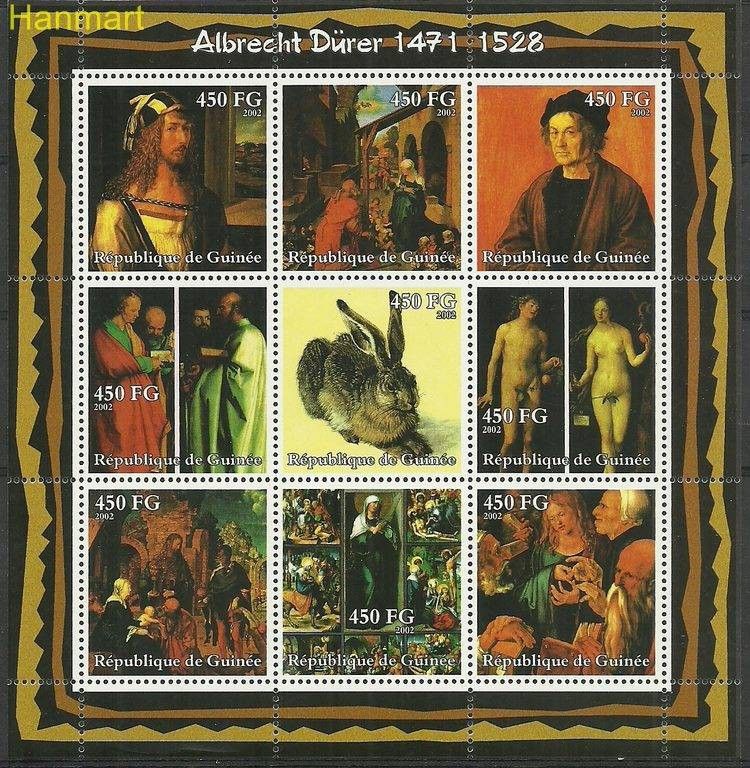 Znaczek Gwinea 2002 Mi ark3898-3906 Czyste **