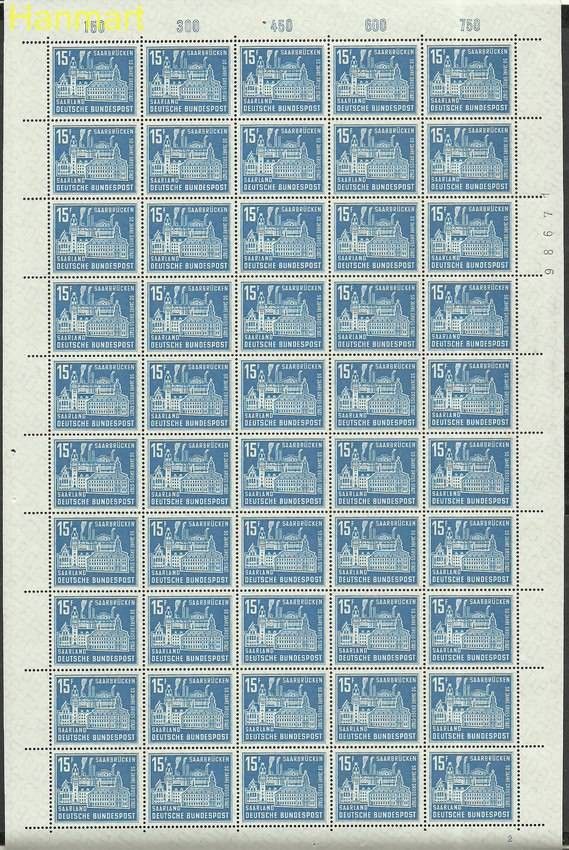 Znaczek Saara 1959 Mi ark446 Czyste **