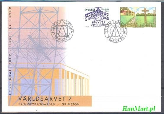 Szwecja 2005 Mi 2491-2492 FDC