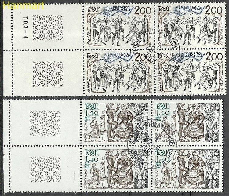 Znaczek Francja 1981 Mi marvie2259-2260 Stemplowane
