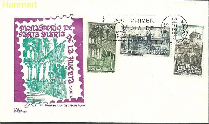 Znaczek Hiszpania 1964 Mi 1440 FDC