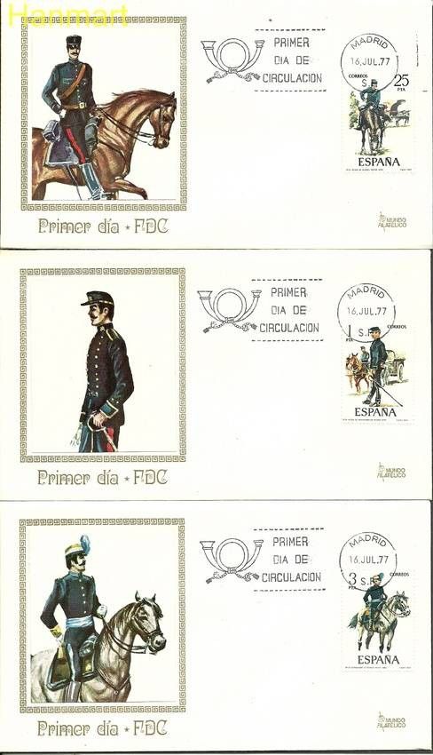 Znaczek Hiszpania 1977 Mi 2316-2320 FDC