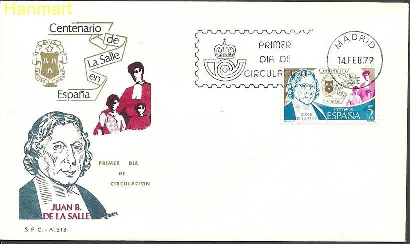Znaczek Hiszpania 1979 Mi 2403 FDC