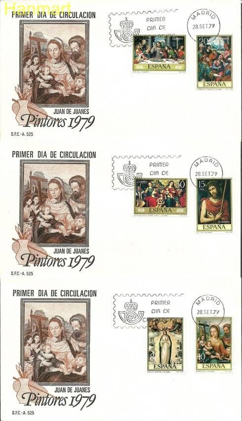 Znaczek Hiszpania 1979 Mi 2429-2434 FDC