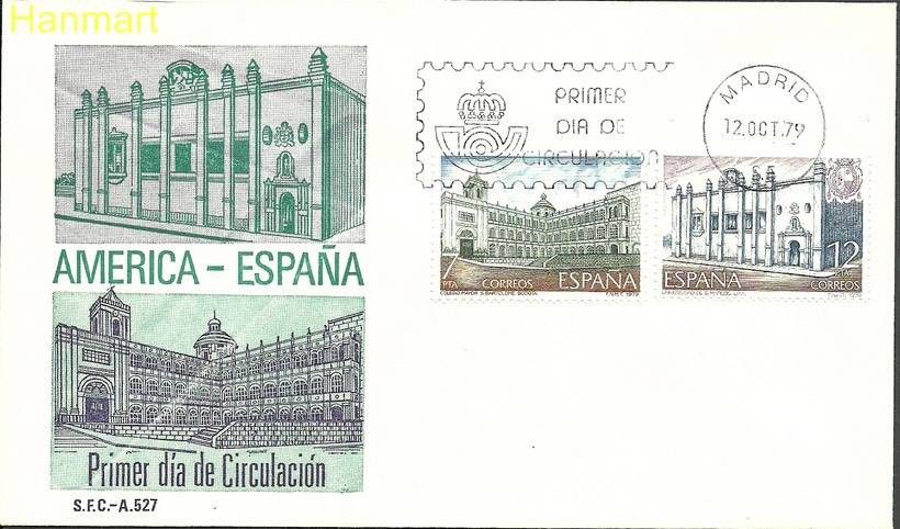 Znaczek Hiszpania 1979 Mi 2436-2437 FDC