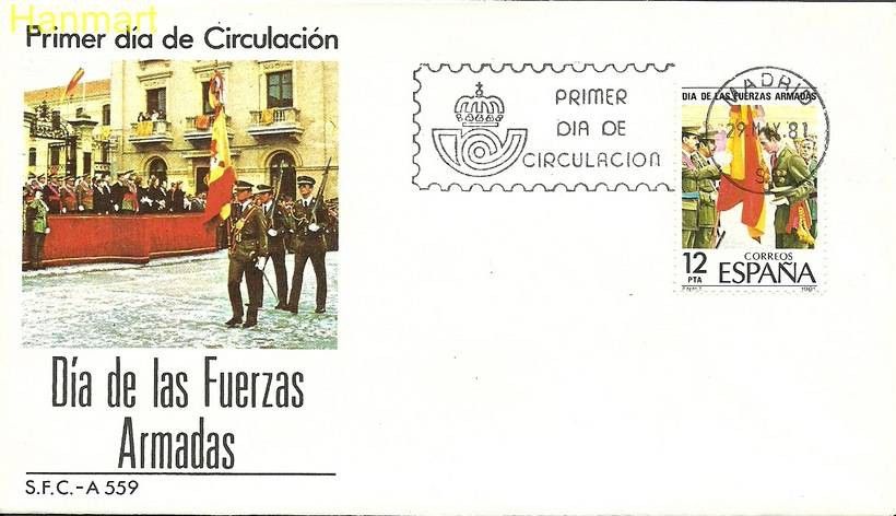 Znaczek Hiszpania 1981 Mi 2500 FDC
