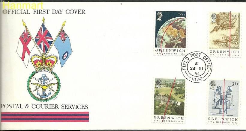 Znaczek Wielka Brytania 1984 Mi 993-996 FDC