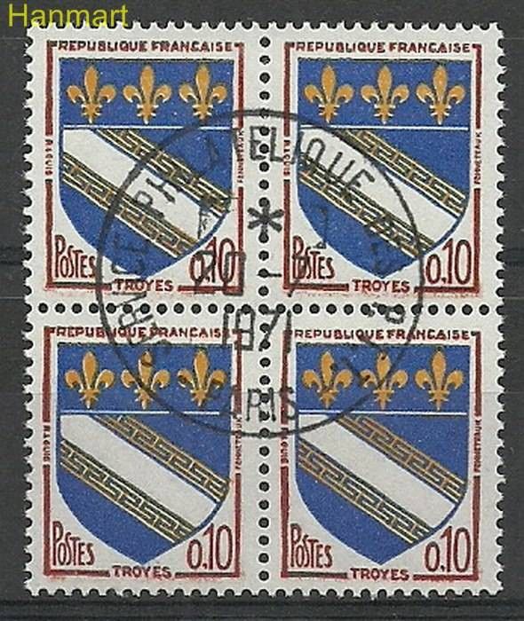 Znaczek Francja 1963 Mi vie1420x Stemplowane