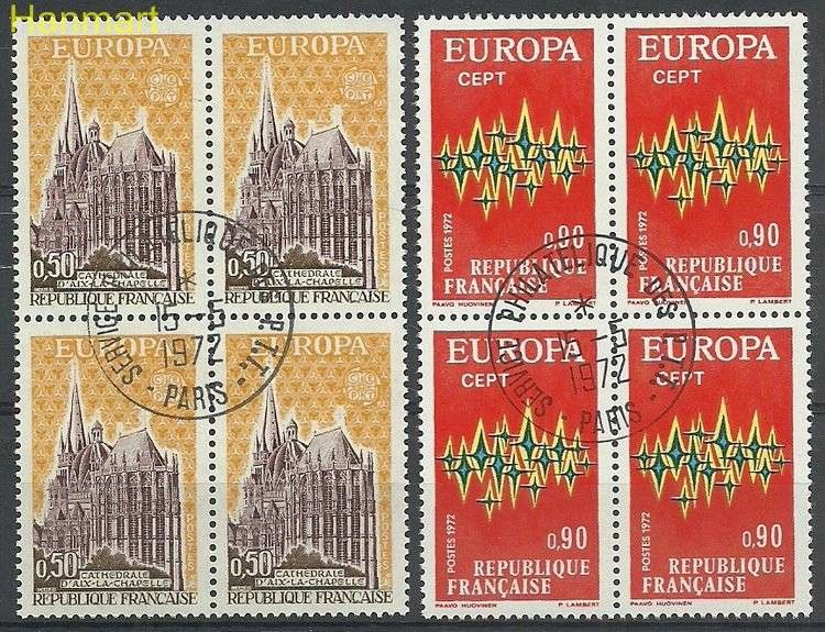 Znaczek Francja 1972 Mi vie1788-1789 Stemplowane