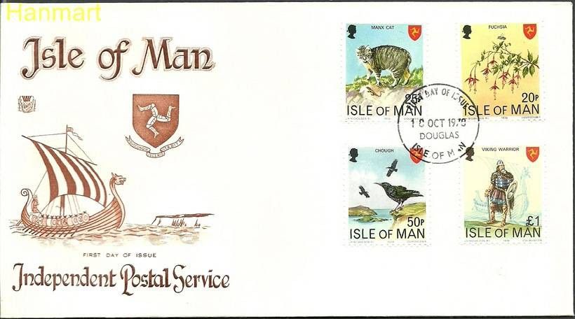 Znaczek Wyspa Man 1978 Mi 133-136 FDC