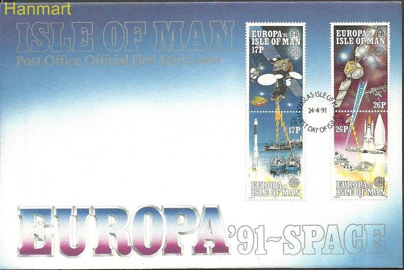 Znaczek Wyspa Man 1991 Mi 464-467 FDC