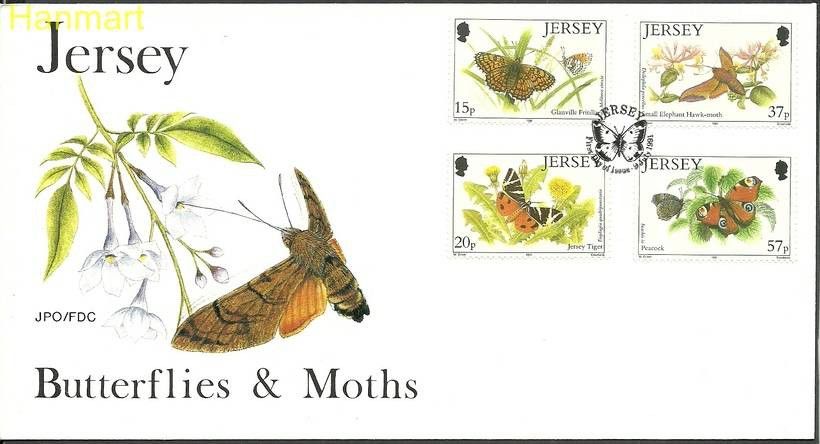 Znaczek Jersey 1991 Mi 549-552 FDC