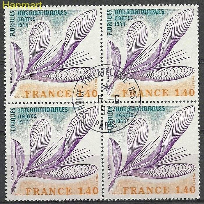 Znaczek Francja 1977 Mi vie2027 Stemplowane