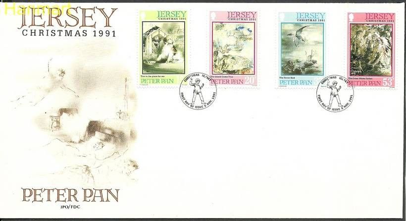 Znaczek Jersey 1991 Mi 559-562 FDC