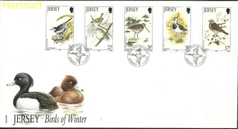 Znaczek Jersey 1992 Mi 563-567 FDC