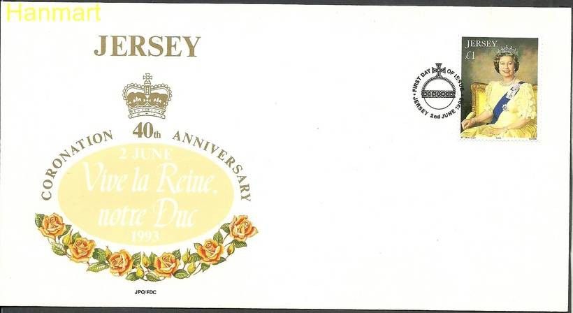 Znaczek Jersey 1993 Mi 623 FDC