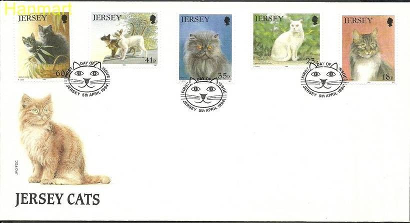 Znaczek Jersey 1994 Mi 645-649 FDC
