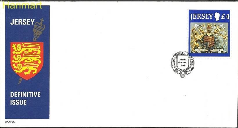 Znaczek Jersey 1995 Mi 687 FDC