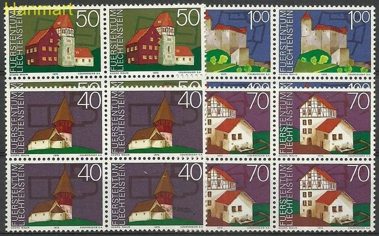 Znaczek Liechtenstein 1975 Mi 630-633 Czyste **