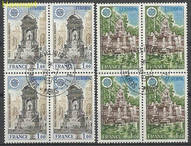 Znaczek Francja 1978 Mi vie2098-2099 Stemplowane