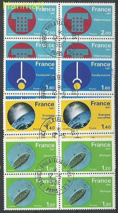 Znaczek Francja 1981 Mi vie2252-2255 Stemplowane