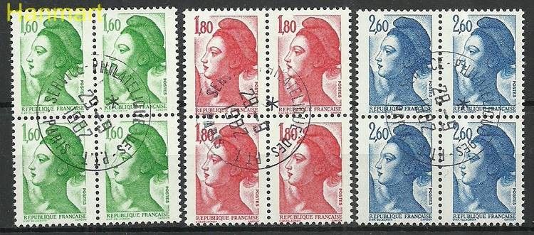 Znaczek Francja 1982 Mi vie2338-2340 Stemplowane