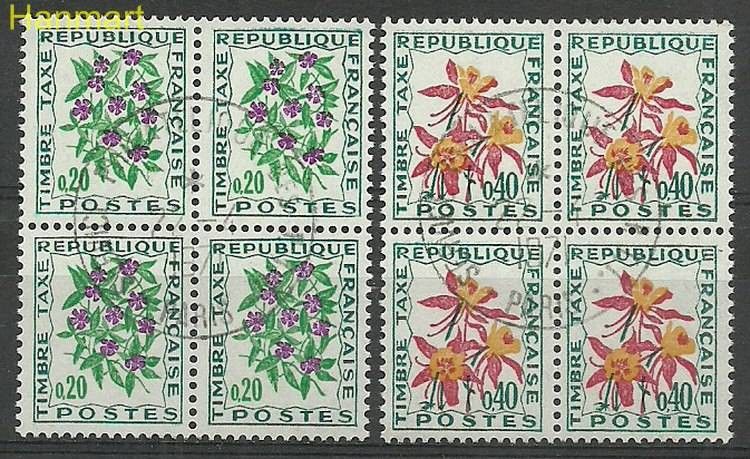 Znaczek Francja 1971 Mi porvie104-105 Stemplowane