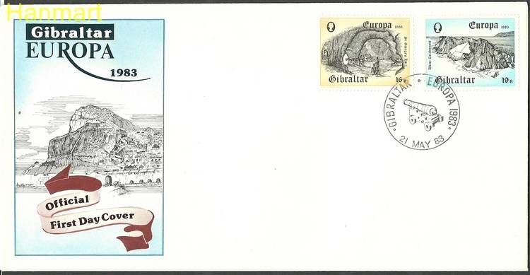 Znaczek Gibraltar 1983 Mi 463-464 FDC