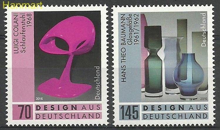 Znaczek Niemcy 2016 Mi 3271-3272 Czyste **