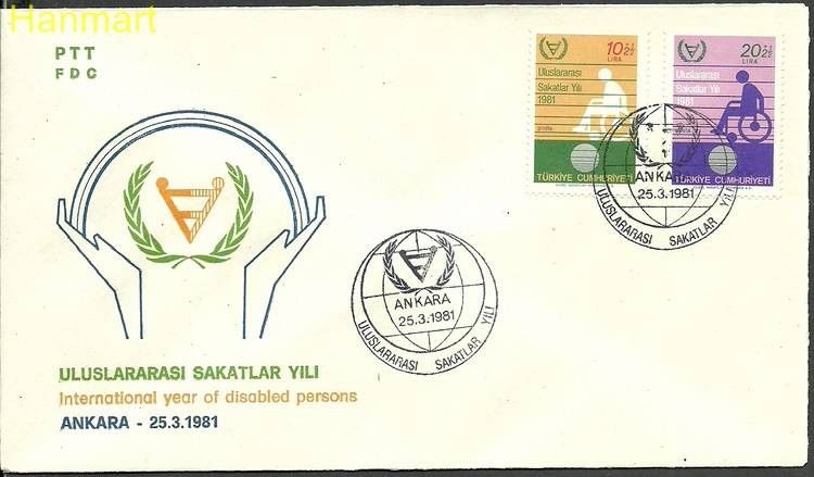 Znaczek Turcja 1981 Mi 2542-2543 FDC