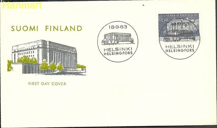 Znaczek Finlandia 1963 Mi 577 FDC