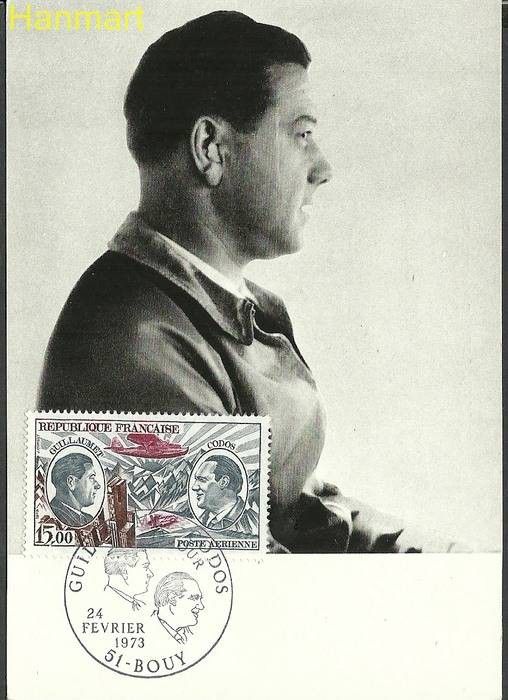 Znaczek Francja 1973 Mi 1823d Karta Max