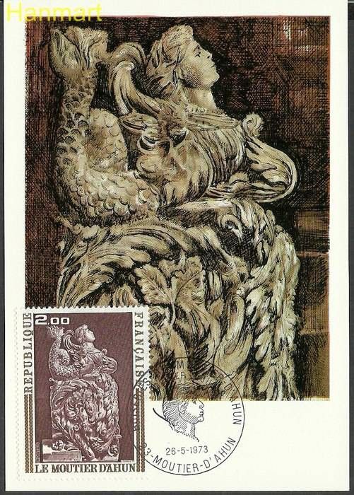Znaczek Francja 1973 Mi 1835b Karta Max