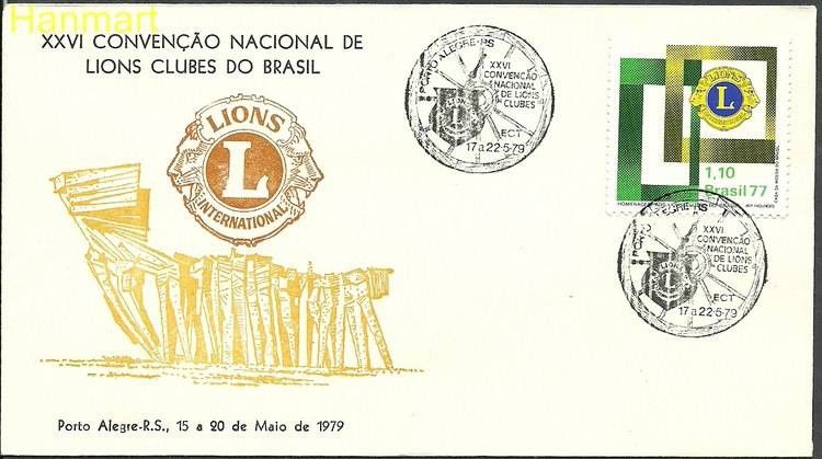 Znaczek Brazylia 1977 Mi 1586j FDC