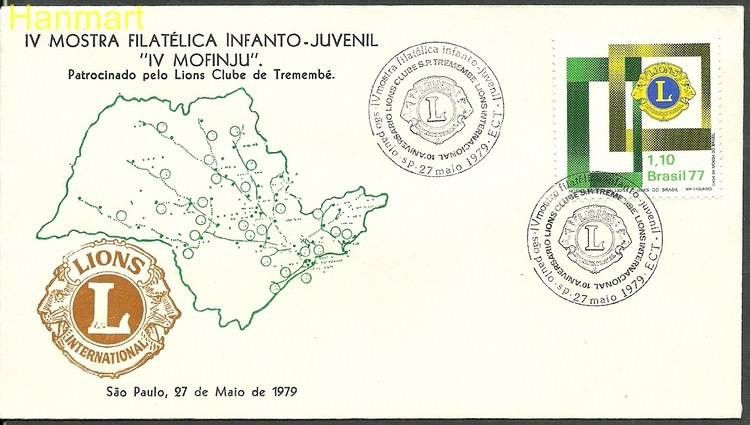 Znaczek Brazylia 1977 Mi 1586l FDC